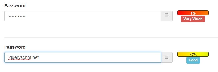 jQuery strength-meter